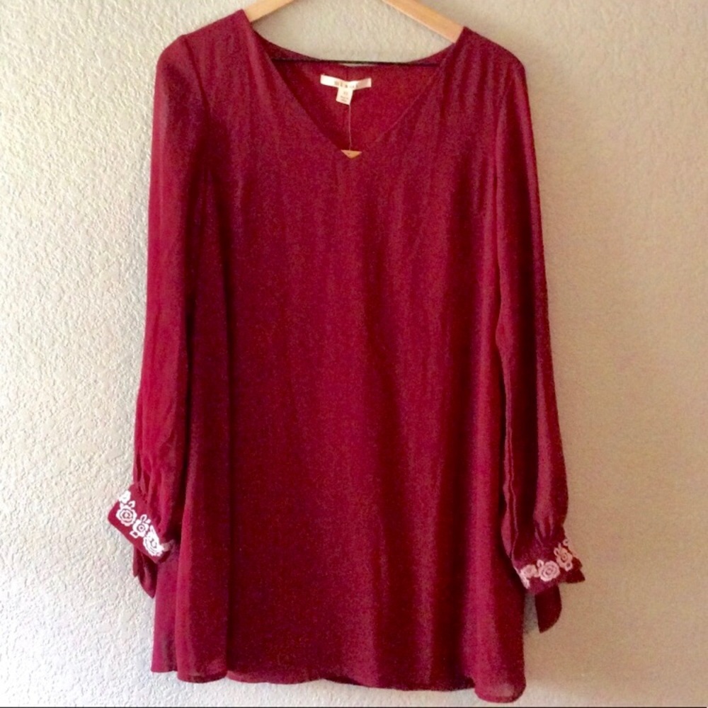 Miami Cold Shoulder Dress with Embroidered Detail
